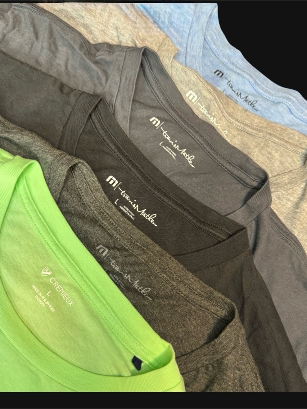Travis Matthew /Cremieux Short Sleeve Crew Neck T- shirt bundle 6 shirts cotton
